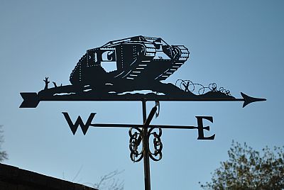 WW1 Tank weathervane